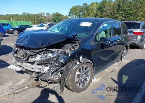 2022 Honda Odyssey Ex-L из США, поврежденный, VIN 5FNRL6H73NB062343